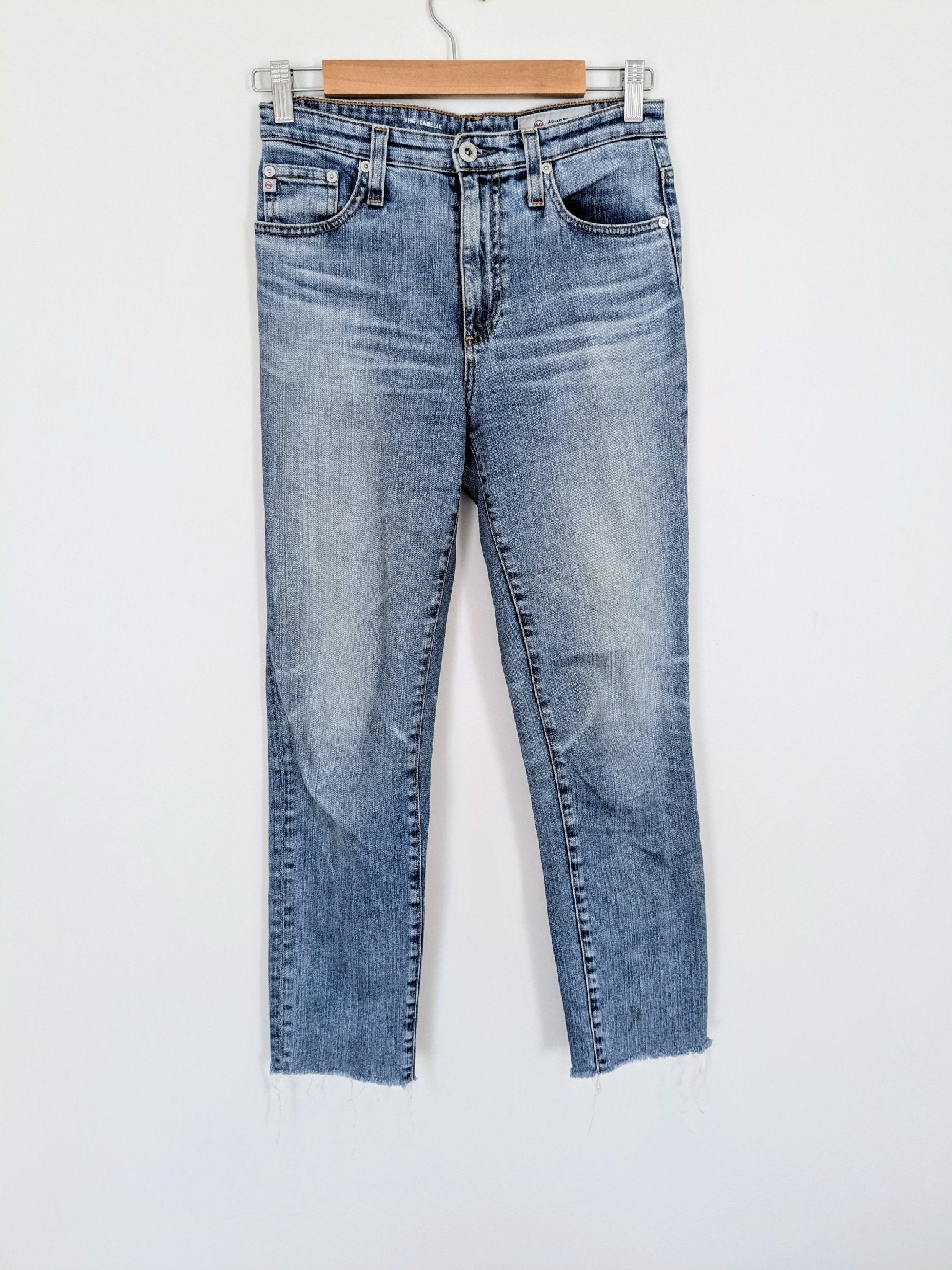 AG Jeans The Isabelle High Rise Straight Jeans