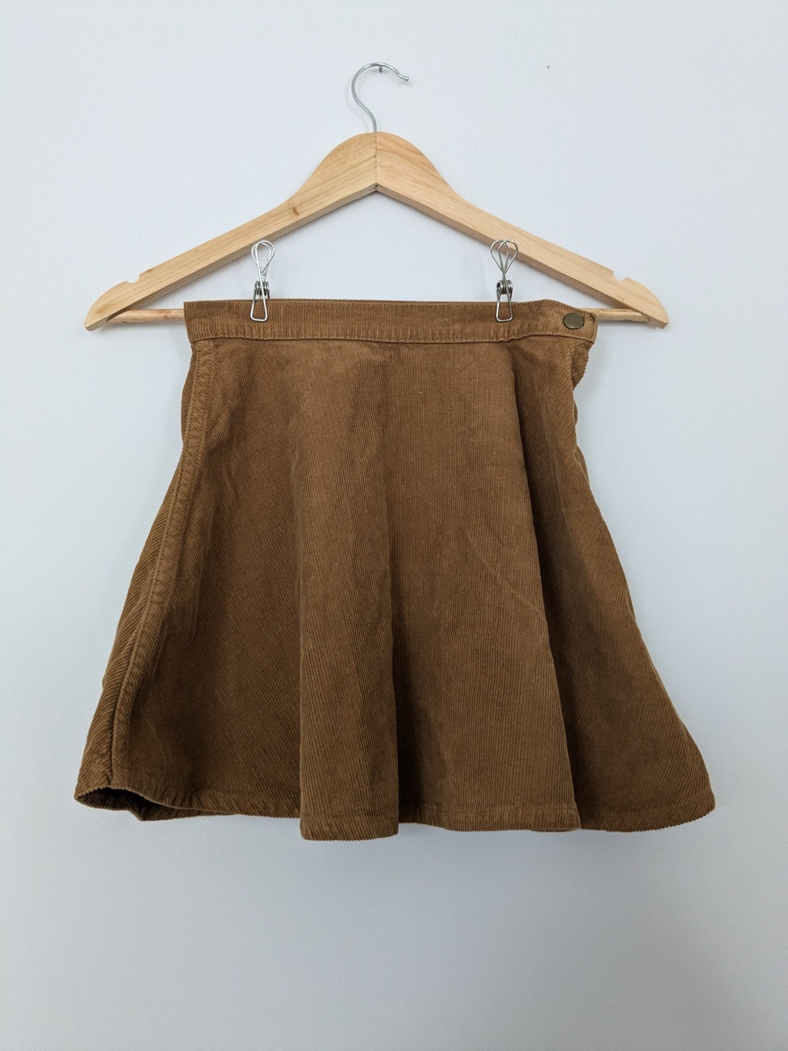 American apparel corduroy zip skirt hotsell